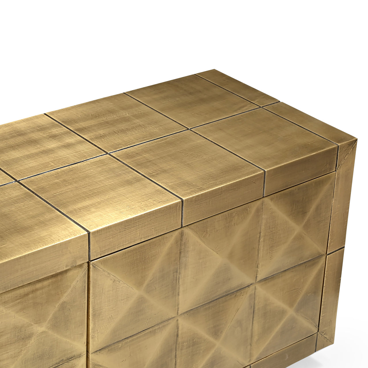 Richmond Interiors TV-Schrank Collada brushed gold TV-Schrank Richmond Interiors