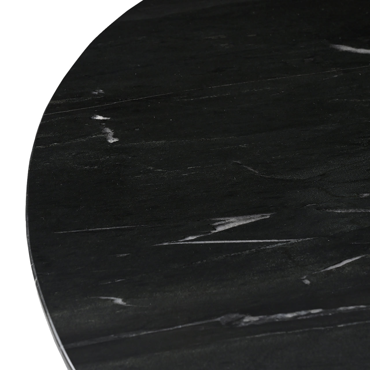 Richmond Interiors Esstisch Collada black/gold 130Ø Esstisch Richmond Interiors
