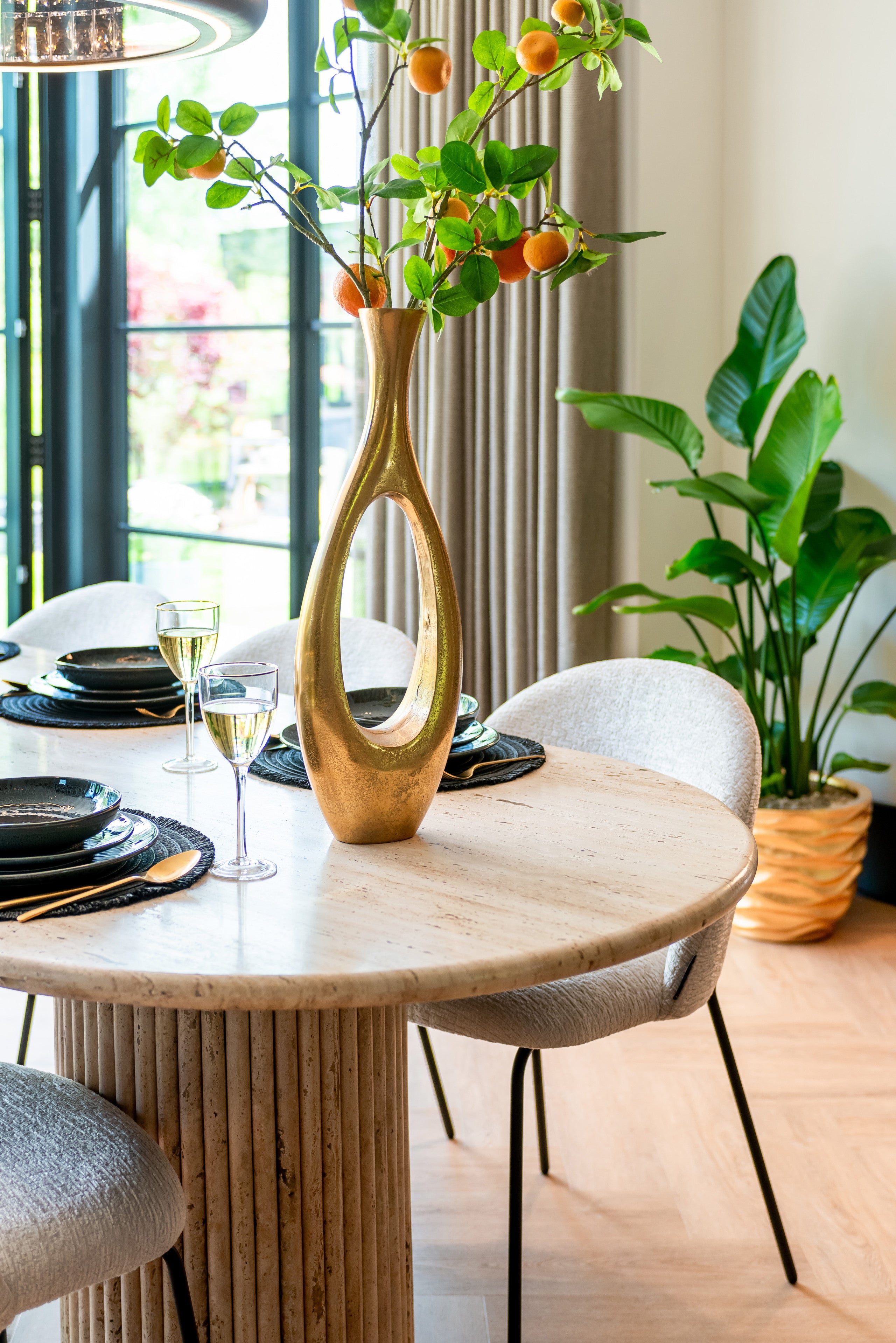 Richmond Interiors La Cantera oval dining table 240cm