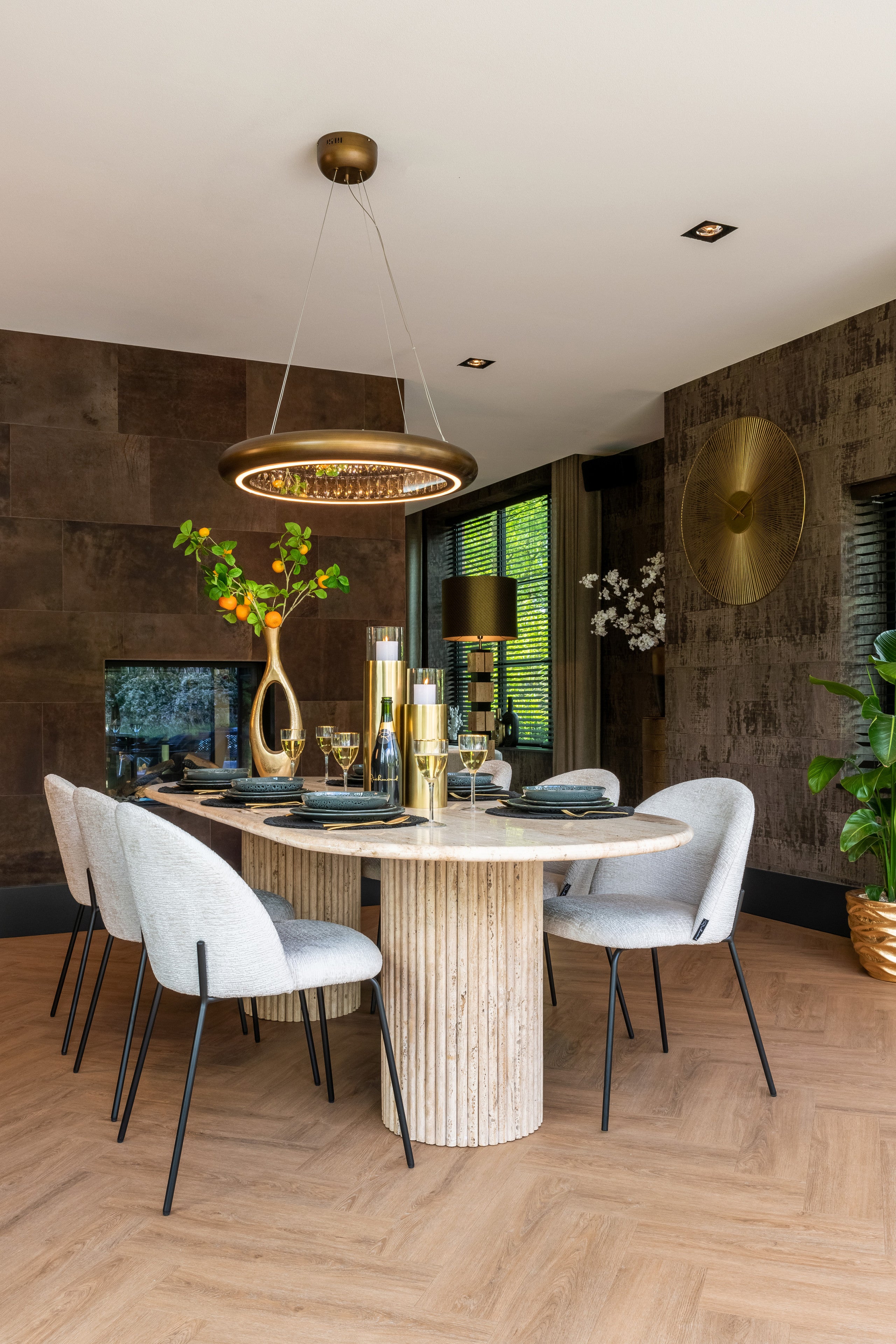 Richmond Interiors Esszimmerstuhl Alyssa cream fusion (Set of 2) Esszimmerstuhl Richmond Interiors