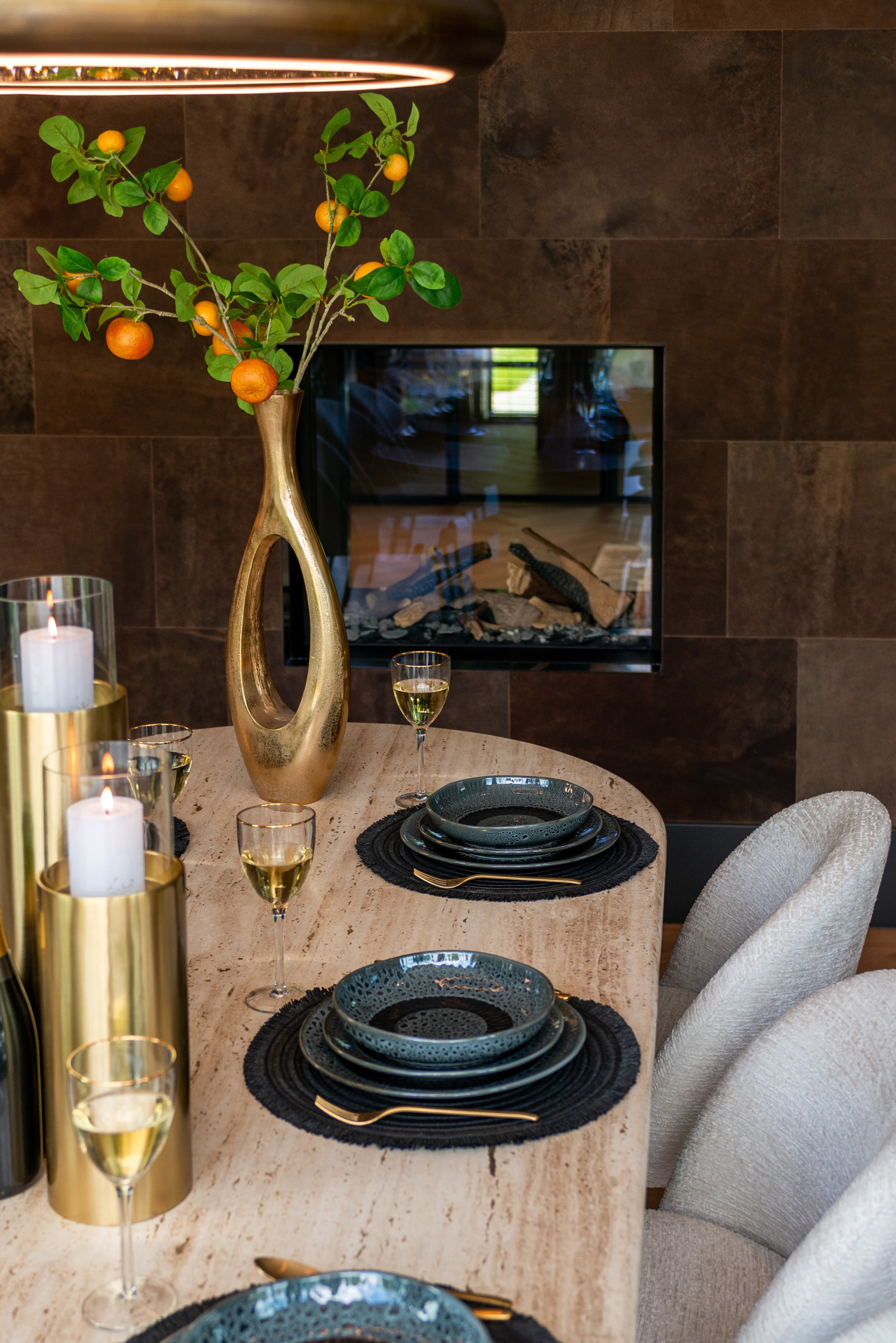 Richmond Interiors Esstisch La Cantera beige 240