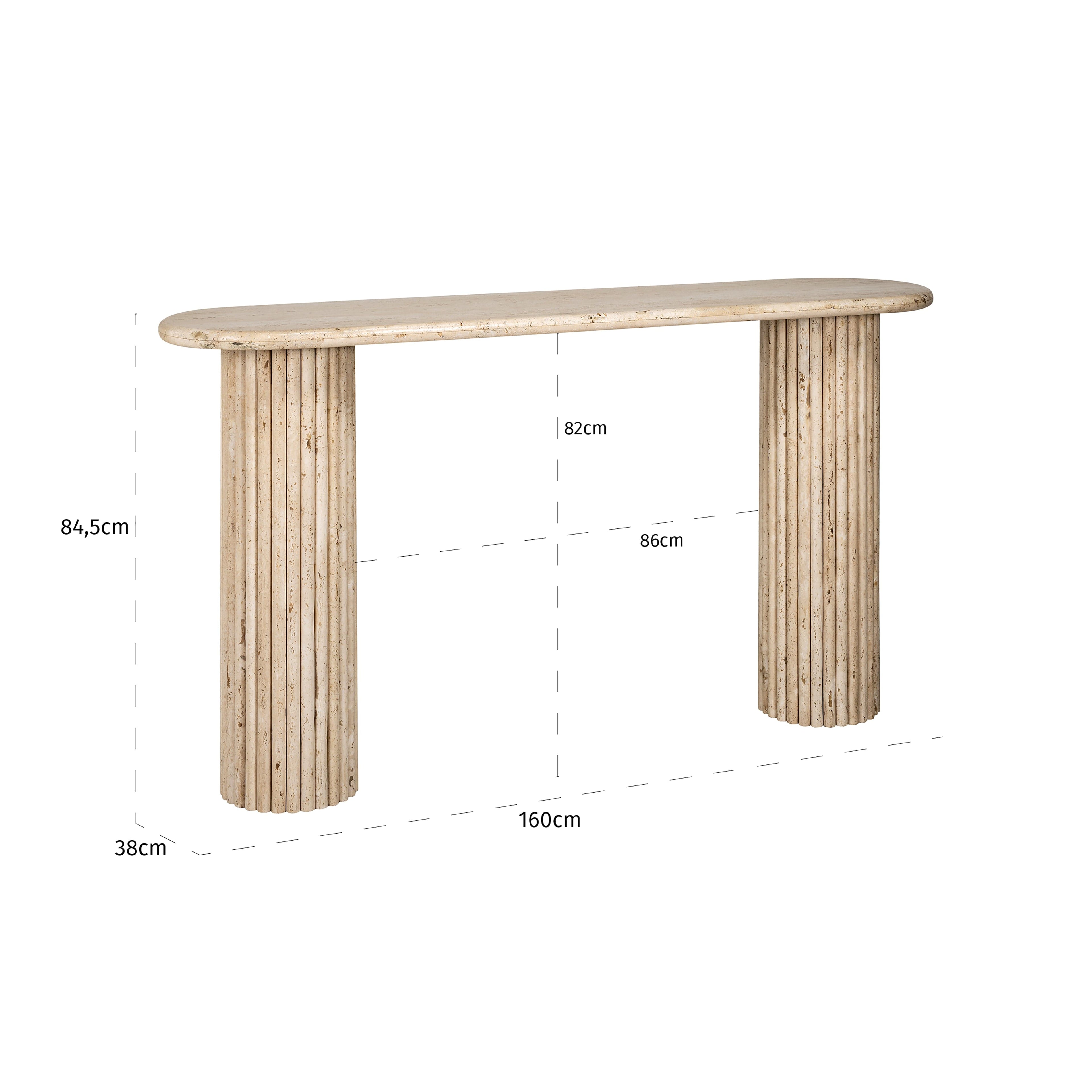 Richmond Interiors - La Cantera Anrichte oval Konsolentisch Richmond Interiors