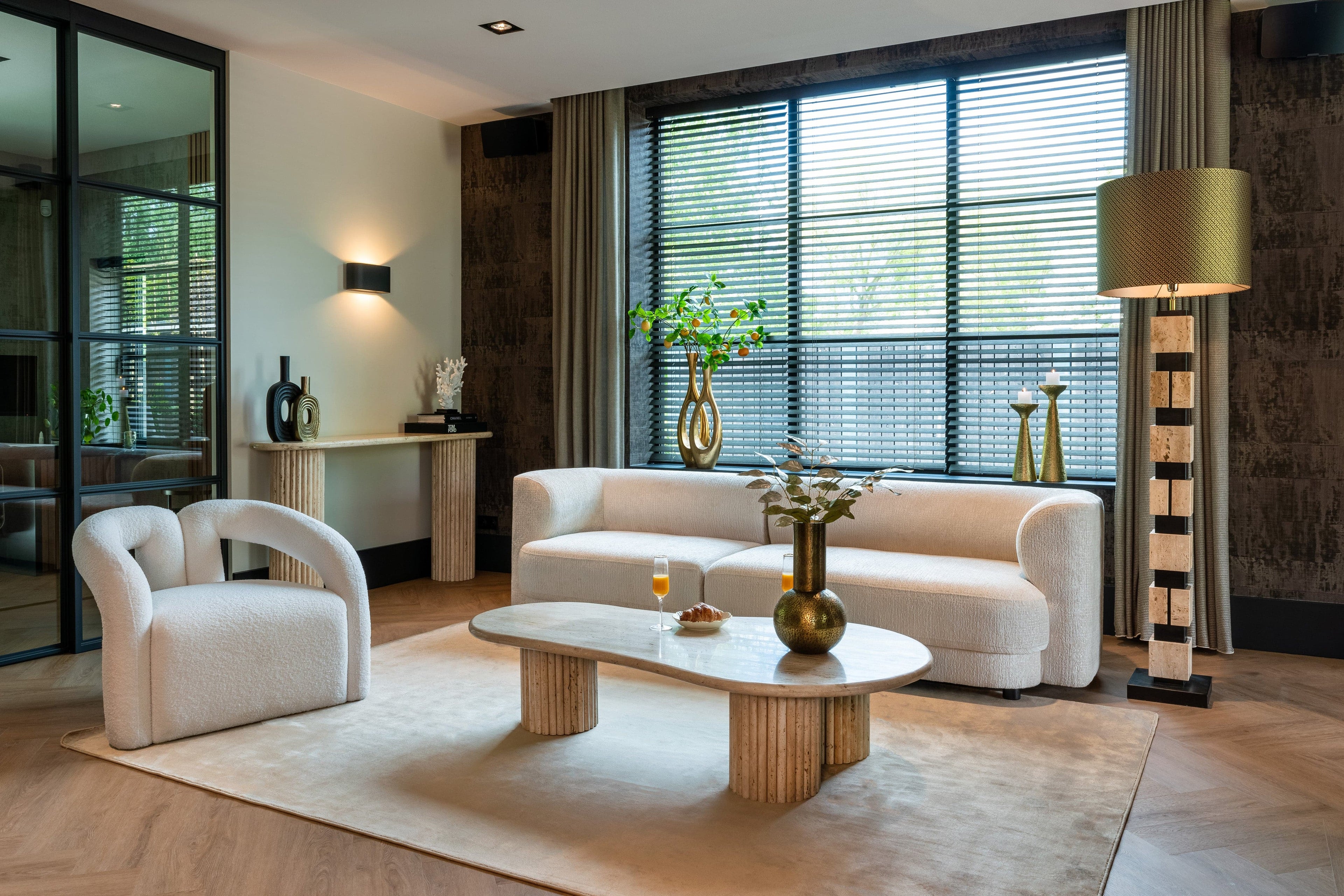 Richmond Interiors - La Cantera Anrichte oval Konsolentisch Richmond Interiors