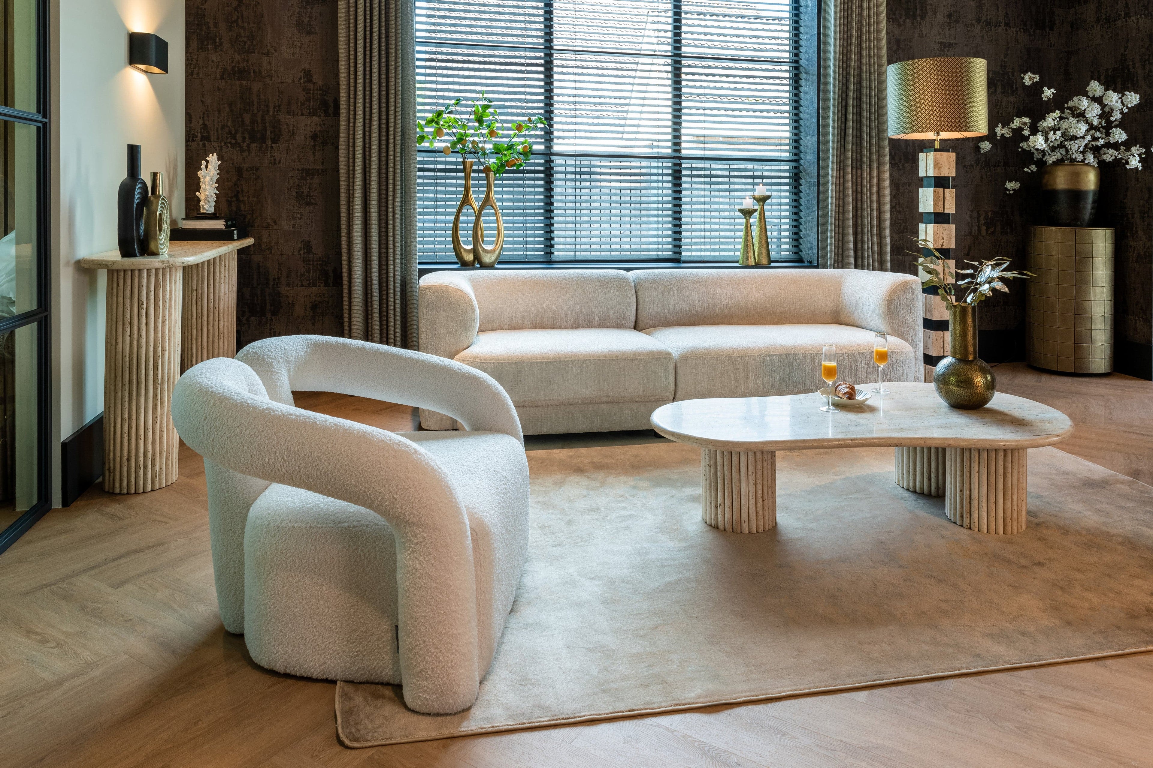 Richmond Interiors - La Cantera Anrichte oval Konsolentisch Richmond Interiors