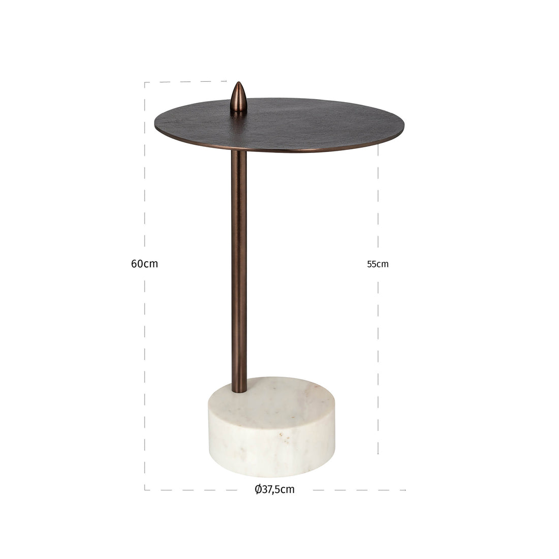 Richmond Interiors Beistelltisch Barron bronze Beistelltisch Richmond Interiors