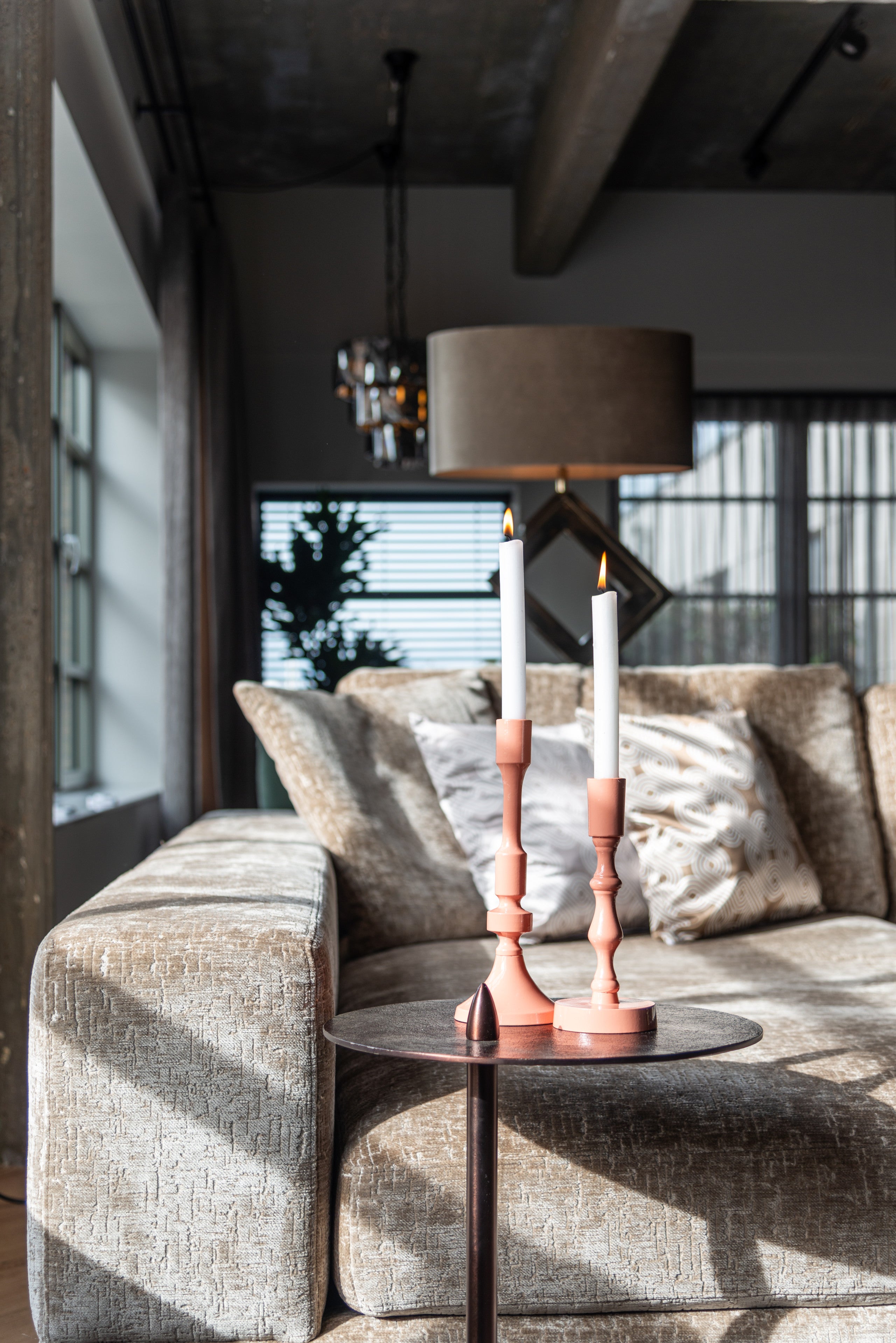 Richmond Interiors Kissen Mindy quadrant cream 50x50