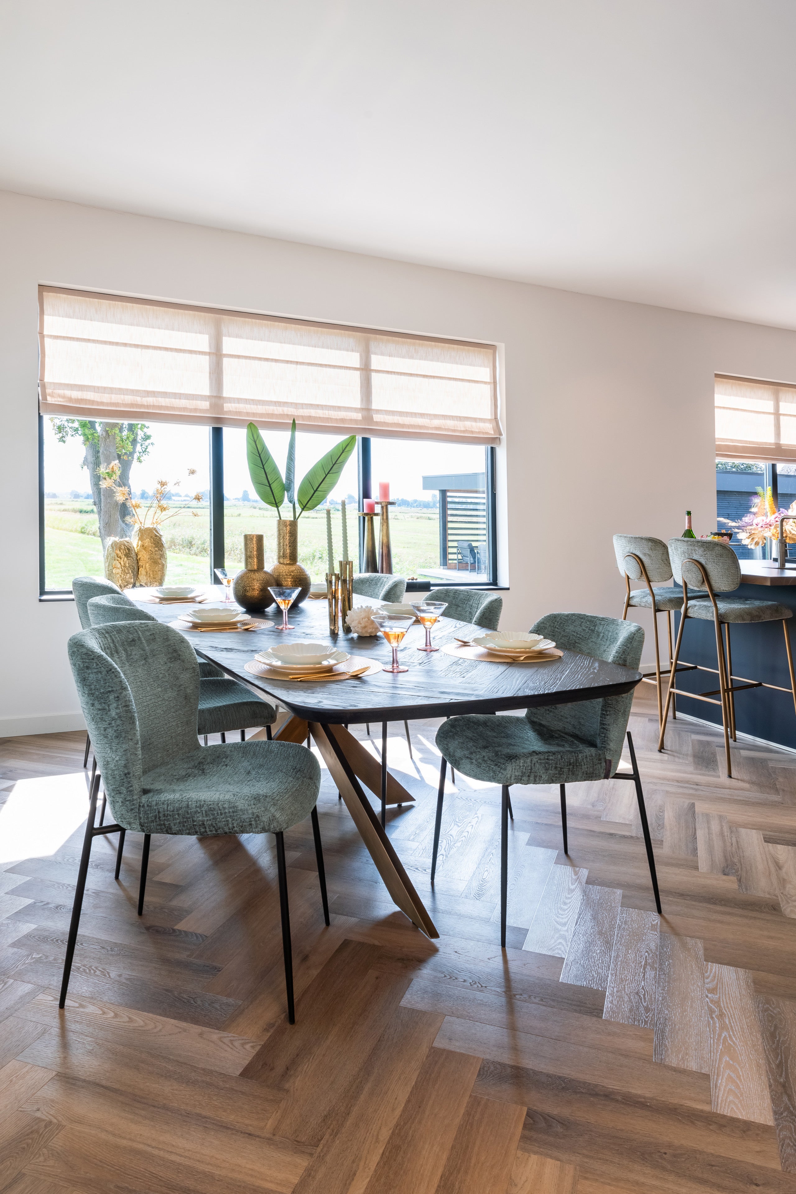 Richmond Interiors Esstisch Hayley dark coffee 280 Esstisch Richmond Interiors