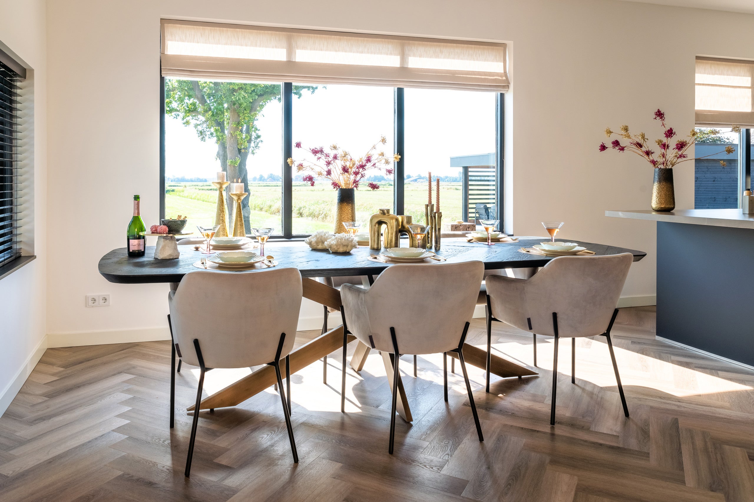 Richmond Interiors Esstisch Hayley dark coffee 280 Esstisch Richmond Interiors