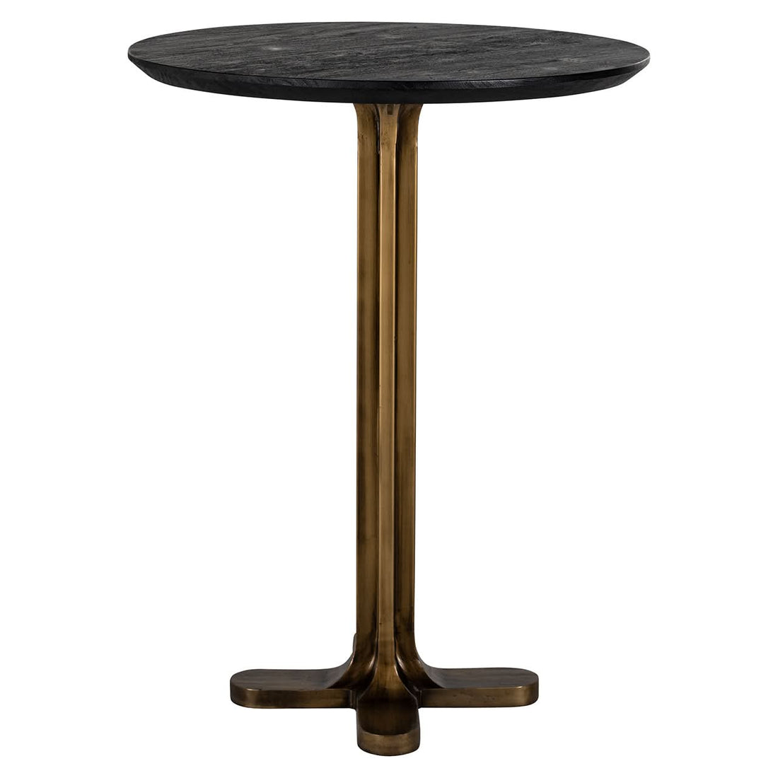 Richmond Interiors Bar Table Revelin Black/Gold Ø81 Bartisch Richmond Interiors