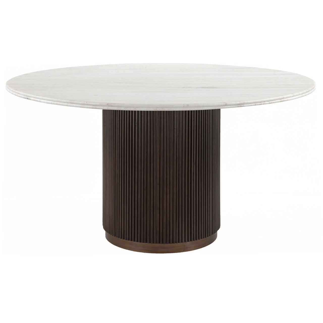 Richmond Interiors Round Dining Table Mayfield (Brown)