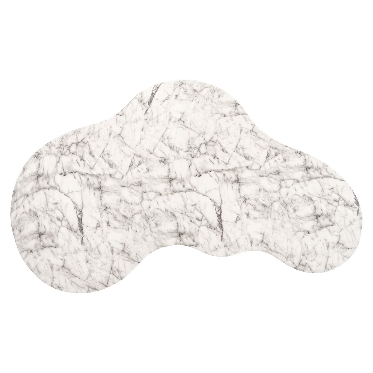 Richmond Interiors Couchtisch Rockyard faux white marble (White) Couchtisch asymmetrisch Richmond Interiors