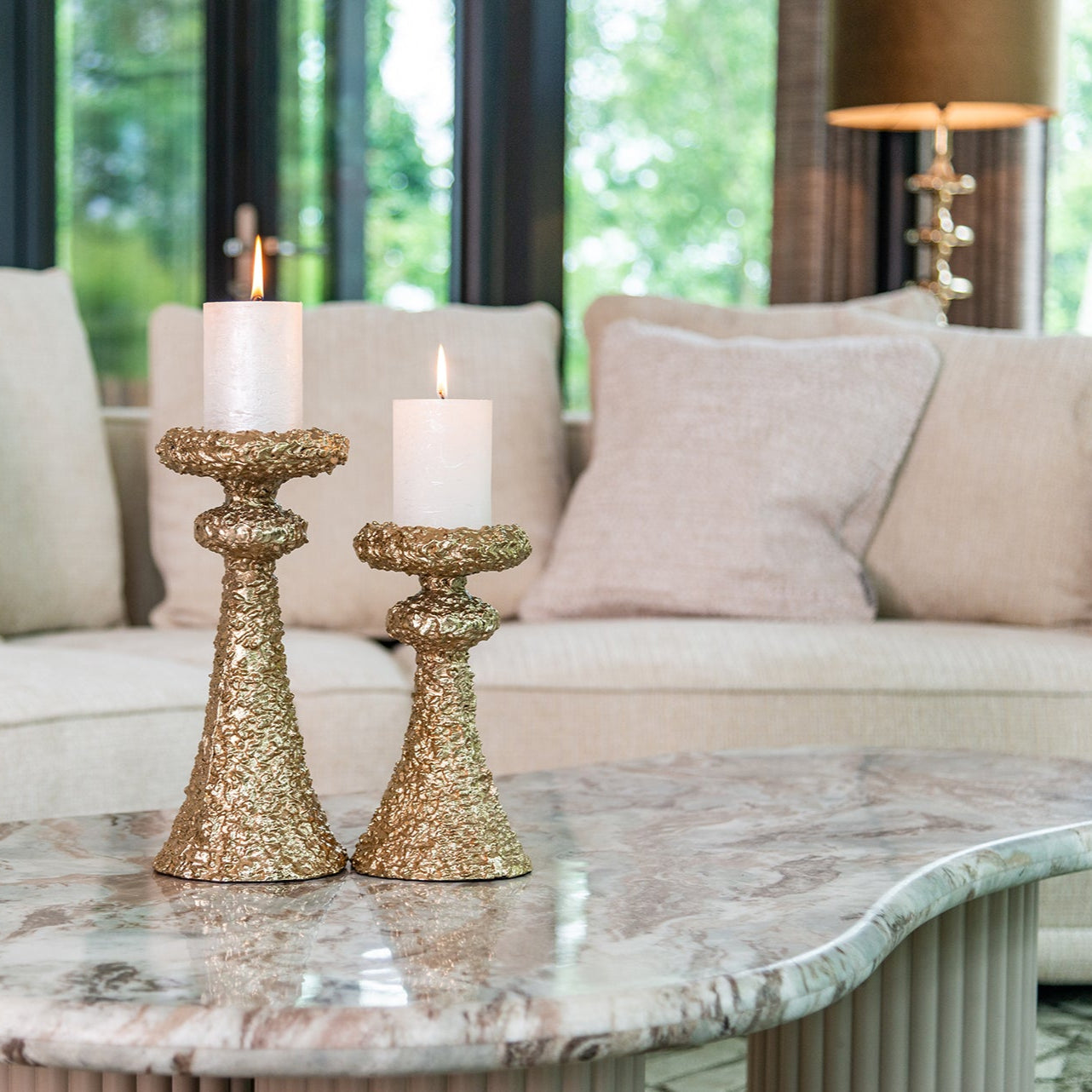 Richmond Interiors Couchtisch Coronel Marmor Couchtisch oval Richmond Interiors