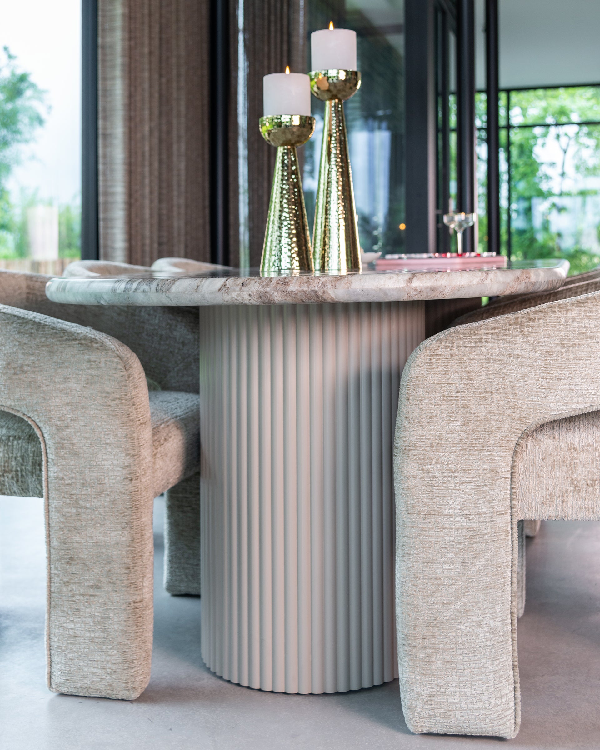 Richmond Interiors - Stuhl Belle desert fusion feuerhemmend Esszimmerstuhl Richmond Interiors