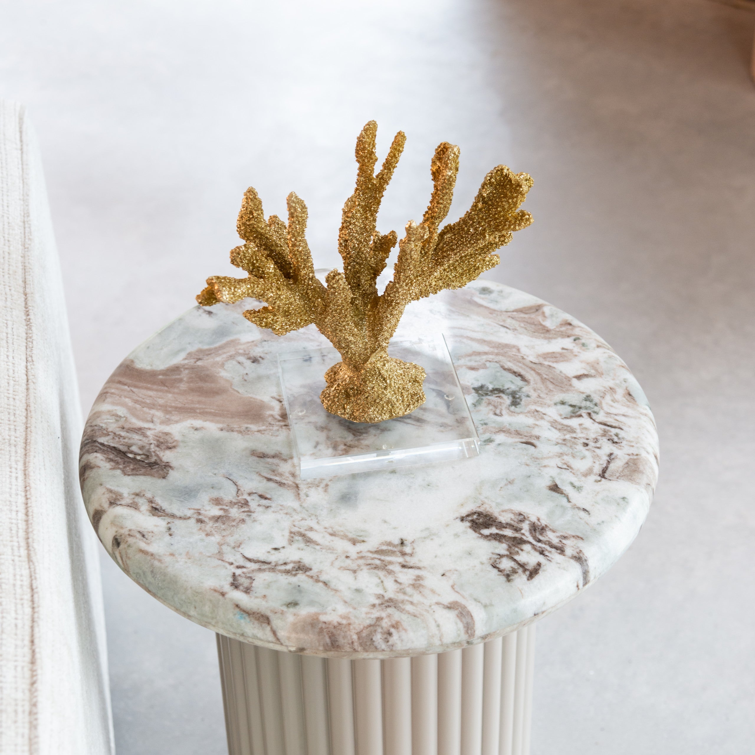Richmond Interiors Beistelltisch Coronel Blush beige Beistelltisch Richmond Interiors
