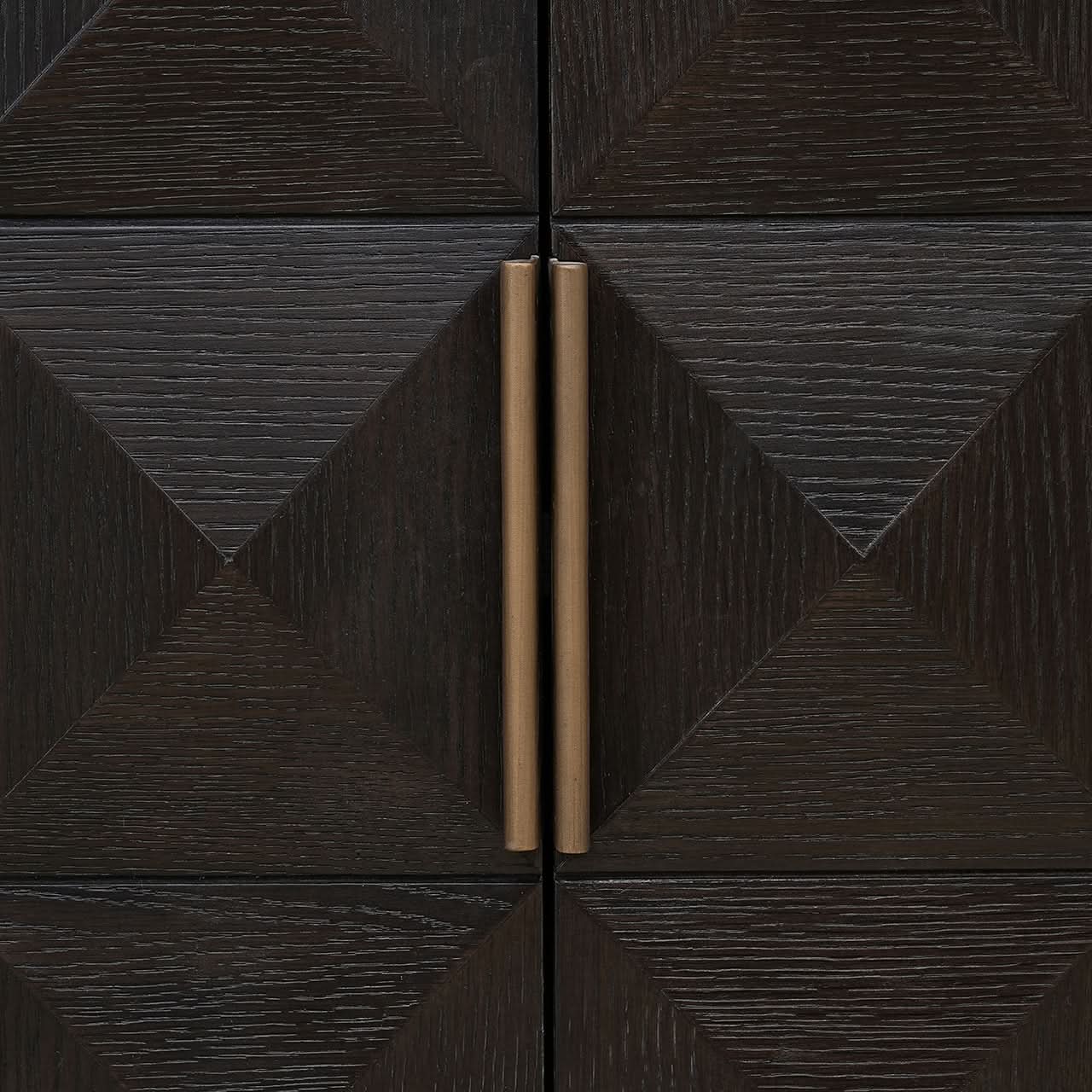 Richmond Interiors Sideboard Claremont 4-türig (Brown) Sideboard Richmond Interiors