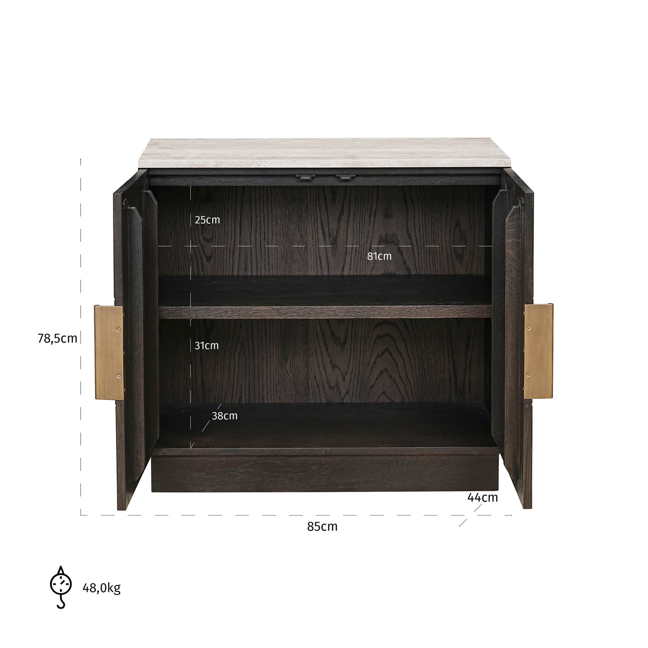 Richmond Interiors Sideboard Claremont brown Sideboard Richmond Interiors