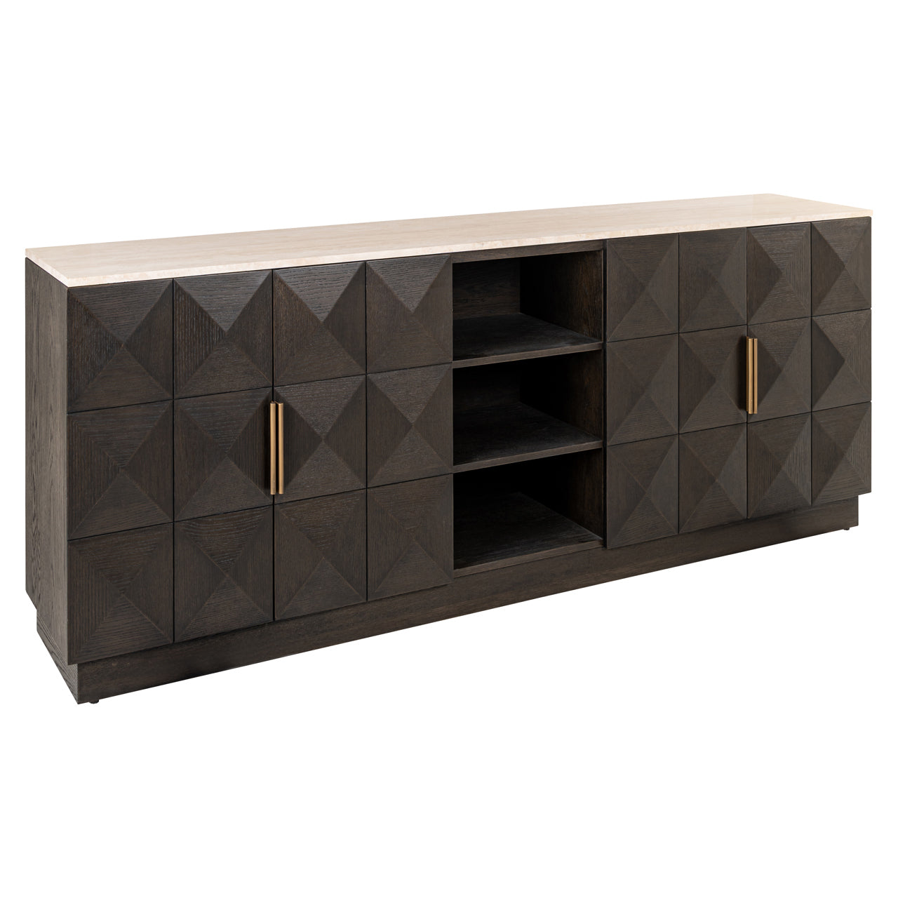 Richmond Interiors Sideboard Claremont brown 4-doors 2-shelves Sideboard Richmond Interiors