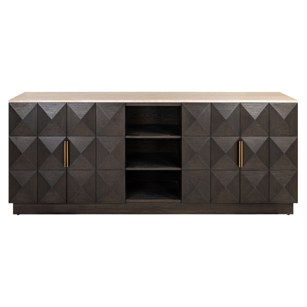 Richmond Interiors Sideboard Claremont brown 4-doors 2-shelves Sideboard Richmond Interiors