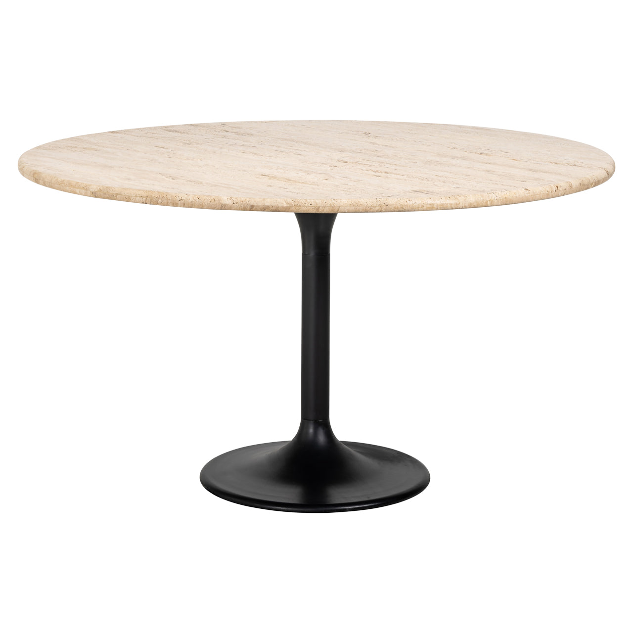 Richmond Interiors Esstisch Hampton black 140Ø Esstisch Richmond Interiors