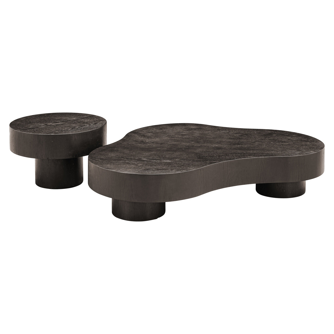 Richmond Interiors Bogor Coffee Table Set of 2 Dark Coffee (Dark Coffee)