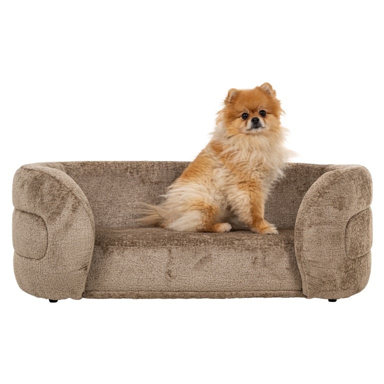 Richmond Interiors Haustierbett Bingo taupe chenille (Bergen 104 taupe chenille) Haustierbett Richmond Interiors