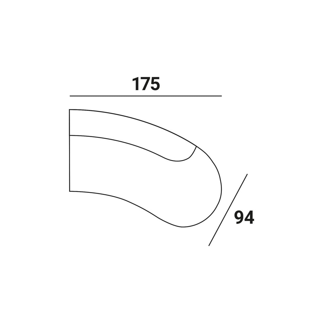 Richmond Interiors Sofa Albina – Ottomane rechts, individuell konfigurierbar Modul-Sofa Richmond Interiors