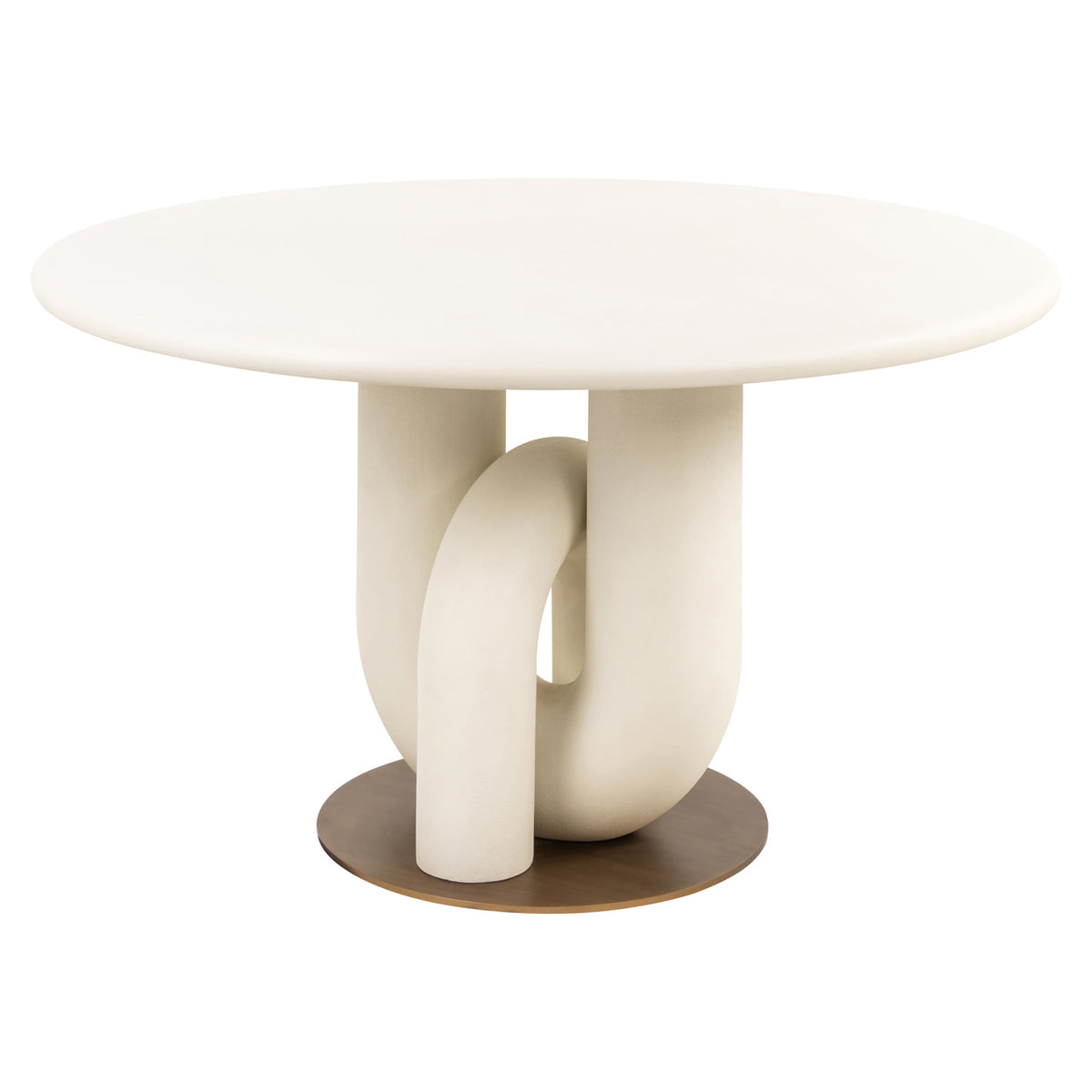 Richmond Interiors Esstisch Winslow white 135Ø Richmond Interiors