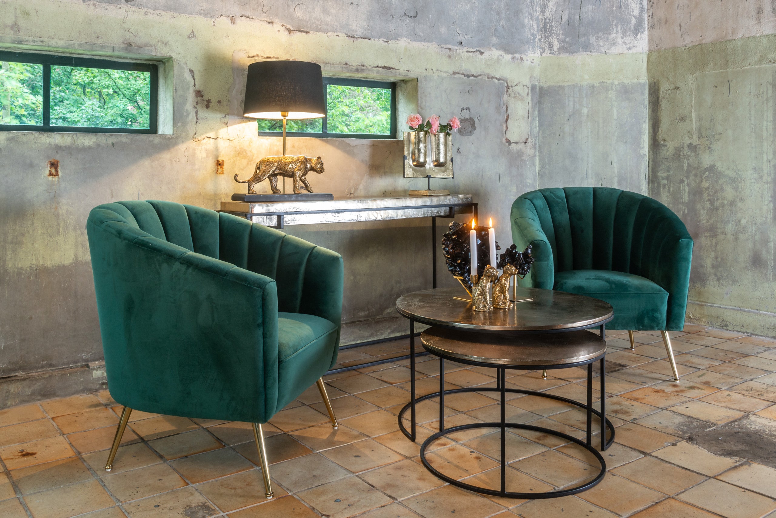 Richmond Interiors Konsole Chandon champagne gold