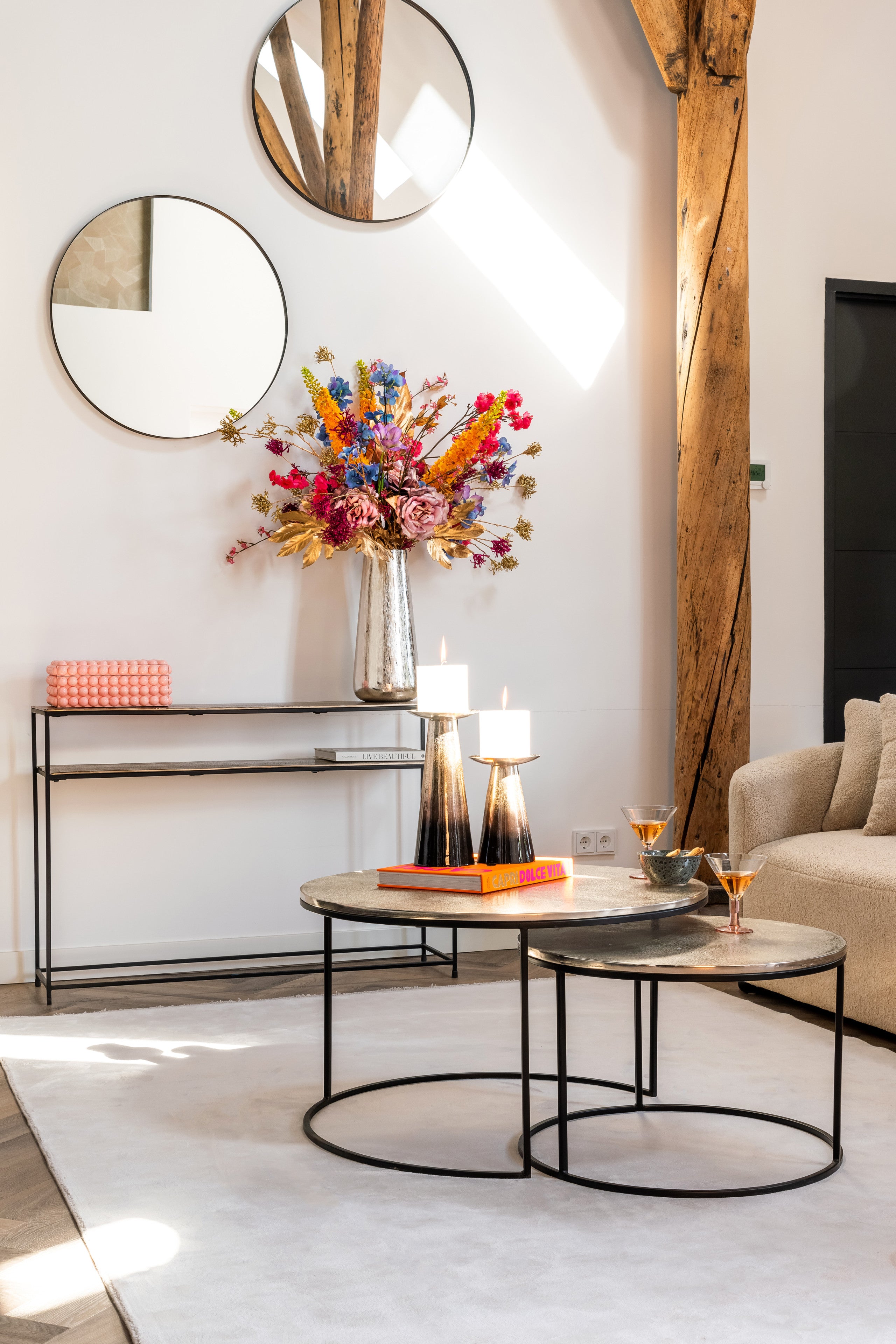 Richmond Interiors Konsole Chandon champagne gold