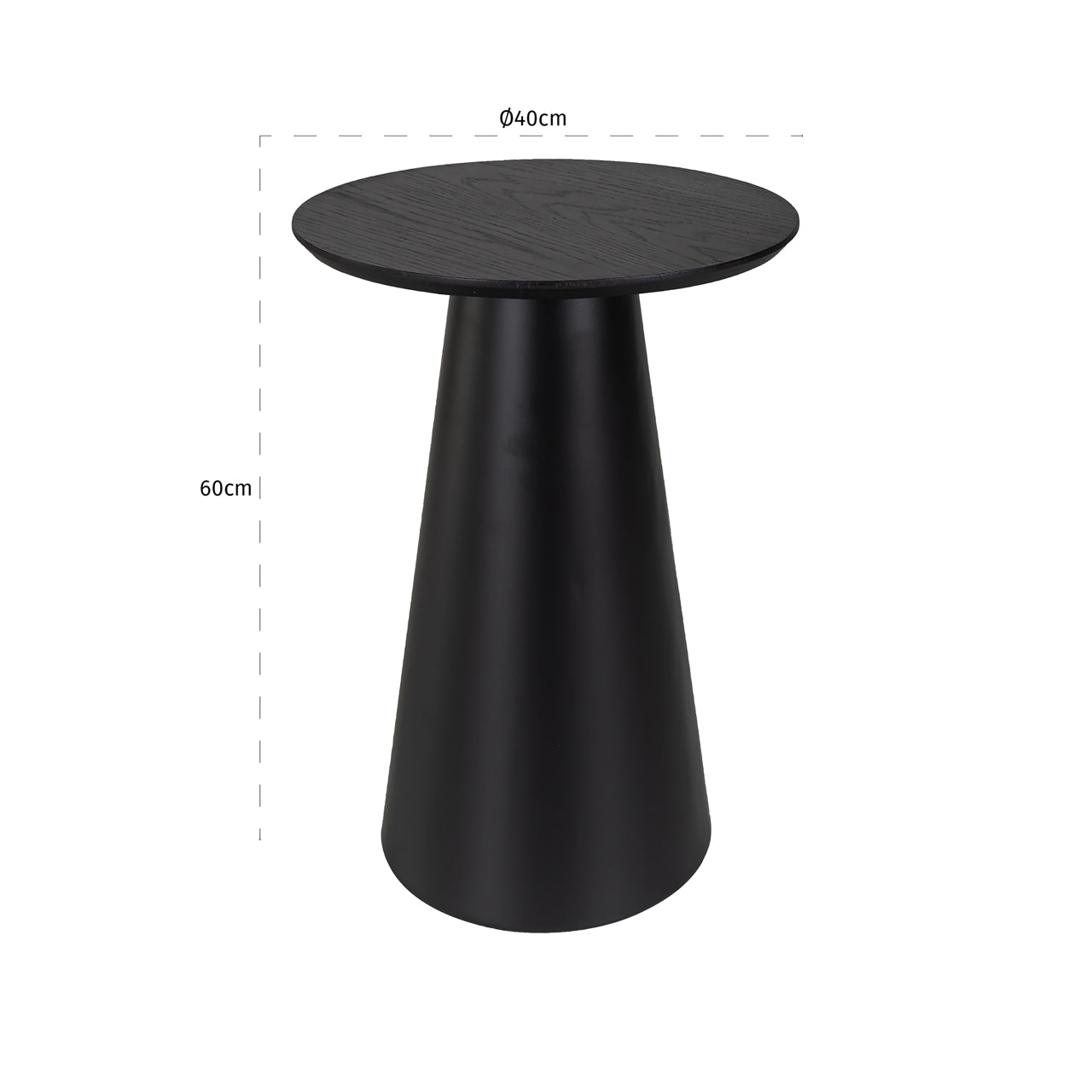 Richmond Interiors Beistelltisch Jazz black Beistelltisch Richmond Interiors