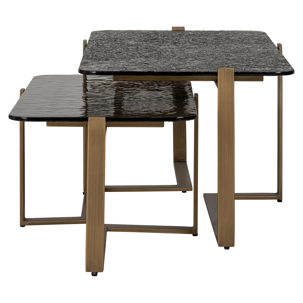 Richmond Interiors Couchtisch Sterling brown (Set of 2) Couchtisch Richmond Interiors