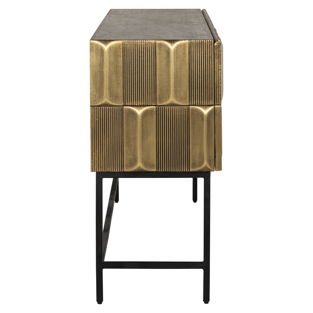 Richmond Interiors Sideboard Jaxx black/gold
