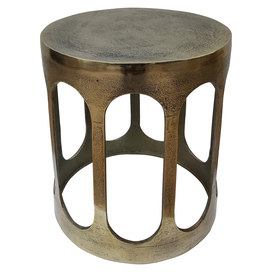 Richmond Interiors Beistelltisch Du Pont brushed gold Richmond Interiors