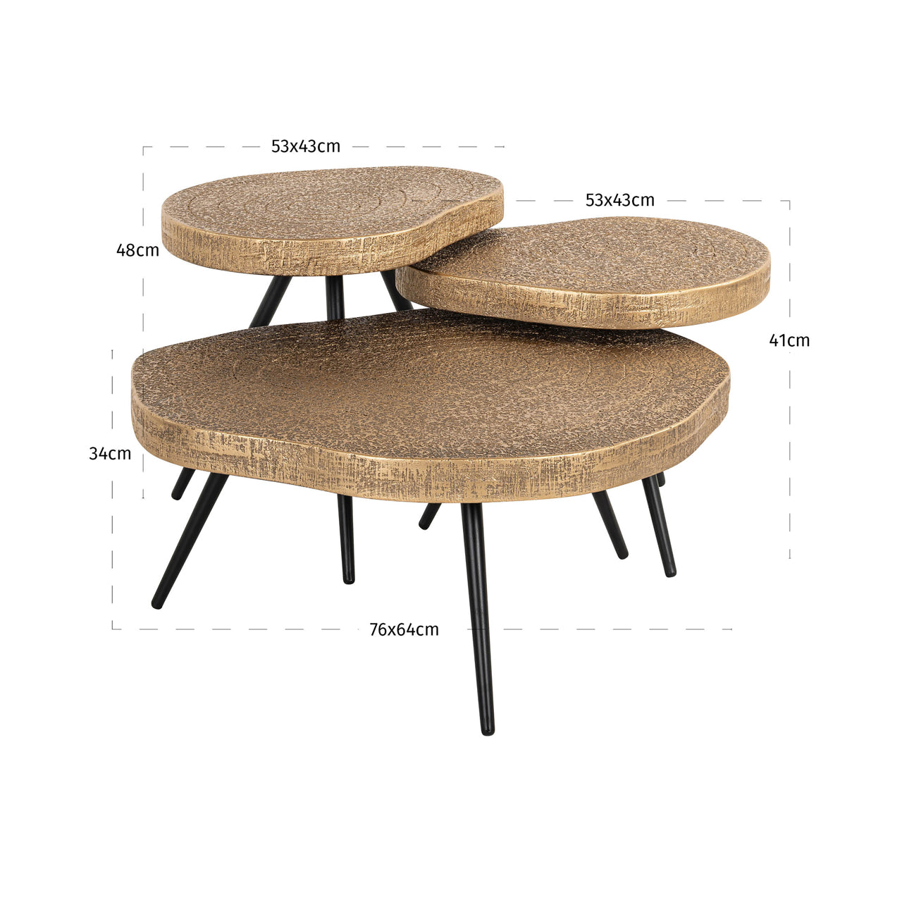 Richmond Interiors Beistelltisch Usha pink Beistelltisch Richmond Interiors