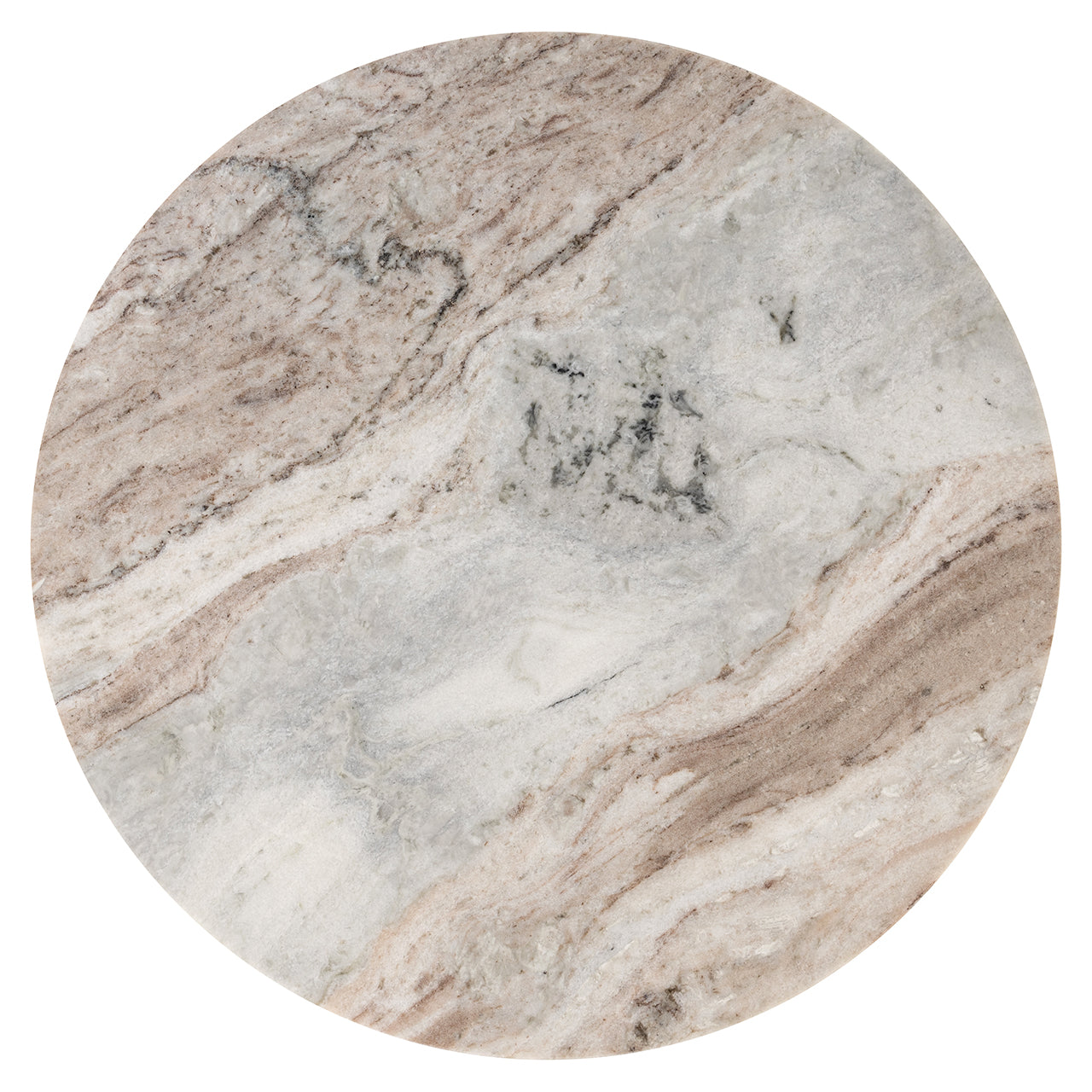 Richmond Interiors Beistelltisch Sia – Brushed Gold Beistelltisch rund Richmond Interiors