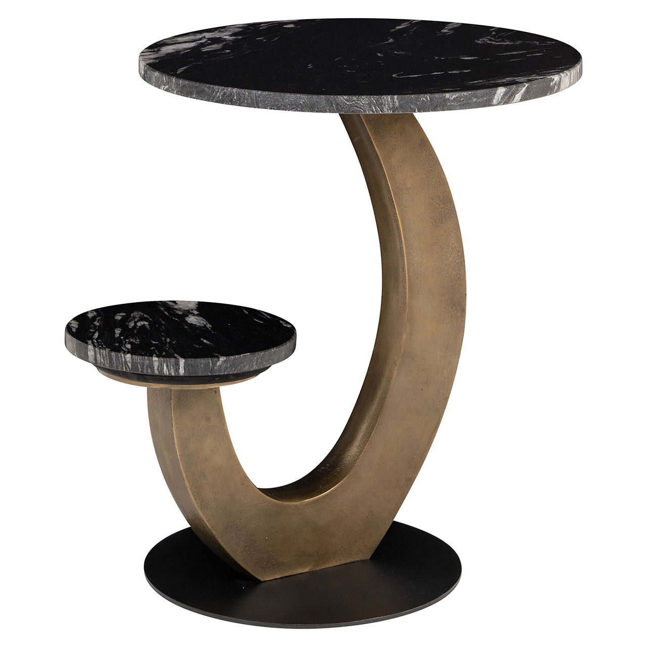 Richmond Interiors Beistelltisch Tibby – Black Beistelltisch rund Richmond Interiors