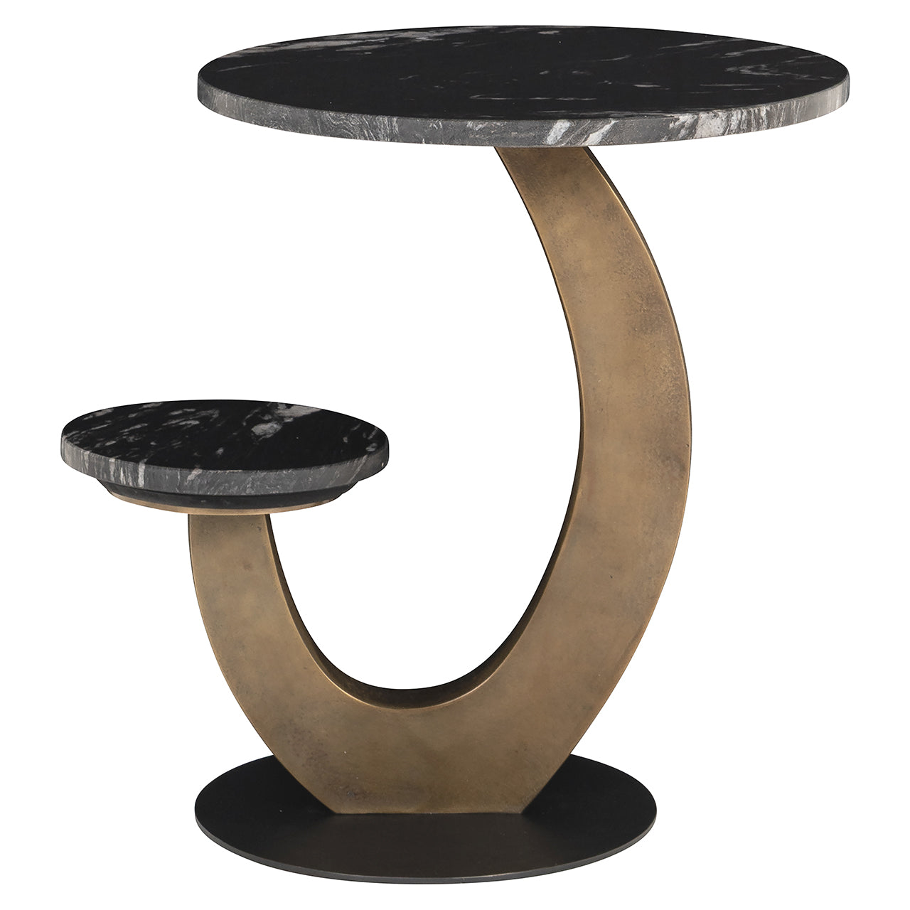Richmond Interiors Beistelltisch Tibby – Black Beistelltisch rund Richmond Interiors