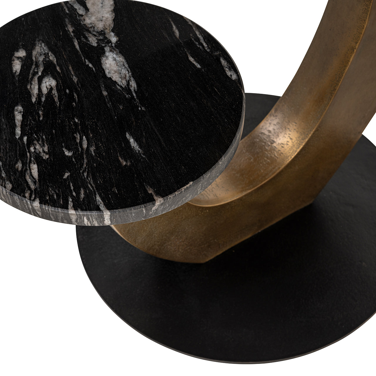 Richmond Interiors Beistelltisch Tibby – Black Beistelltisch rund Richmond Interiors