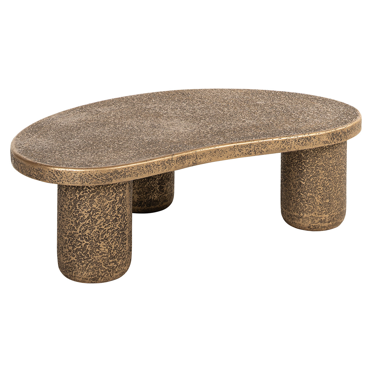 Richmond Interiors Couchtisch Kenobi – Bronze Couchtisch asymmetrisch Richmond Interiors