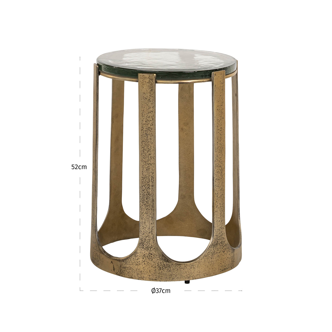 Richmond Interiors Beistelltisch Rixo gold Beistelltisch Richmond Interiors