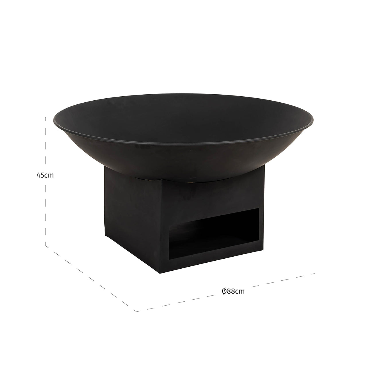 Richmond Interiors Feuerschale Davey – Black (Outdoor) Outdoor Zubehör Richmond Interiors