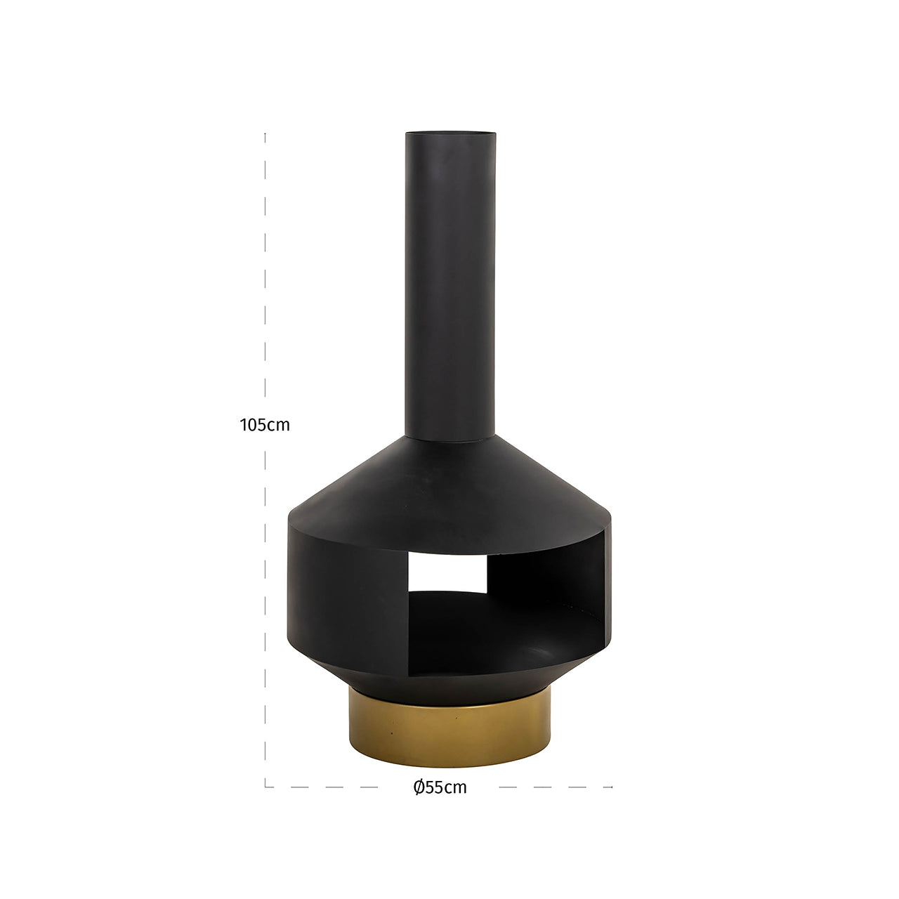 Richmond Interiors Terrassenofen Quinn – Black (Outdoor) Outdoor Zubehör Richmond Interiors