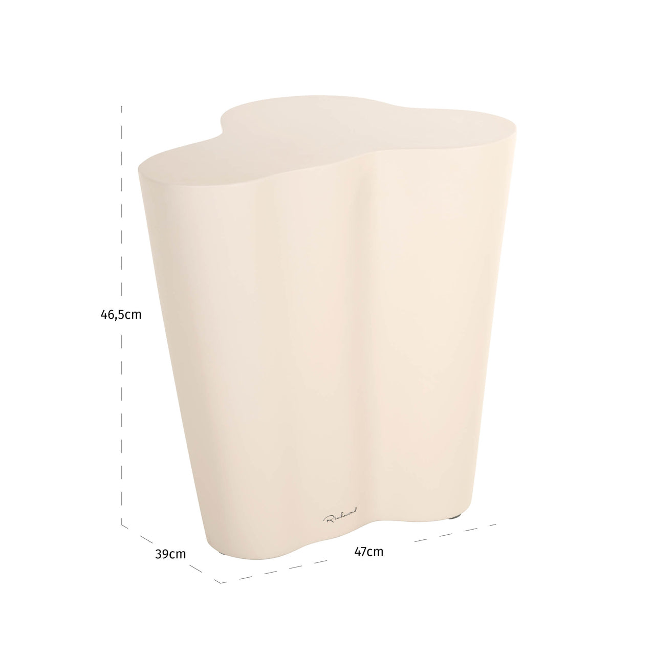 Richmond Interiors Outdoor Beistelltisch Urban Bloom sandstone
