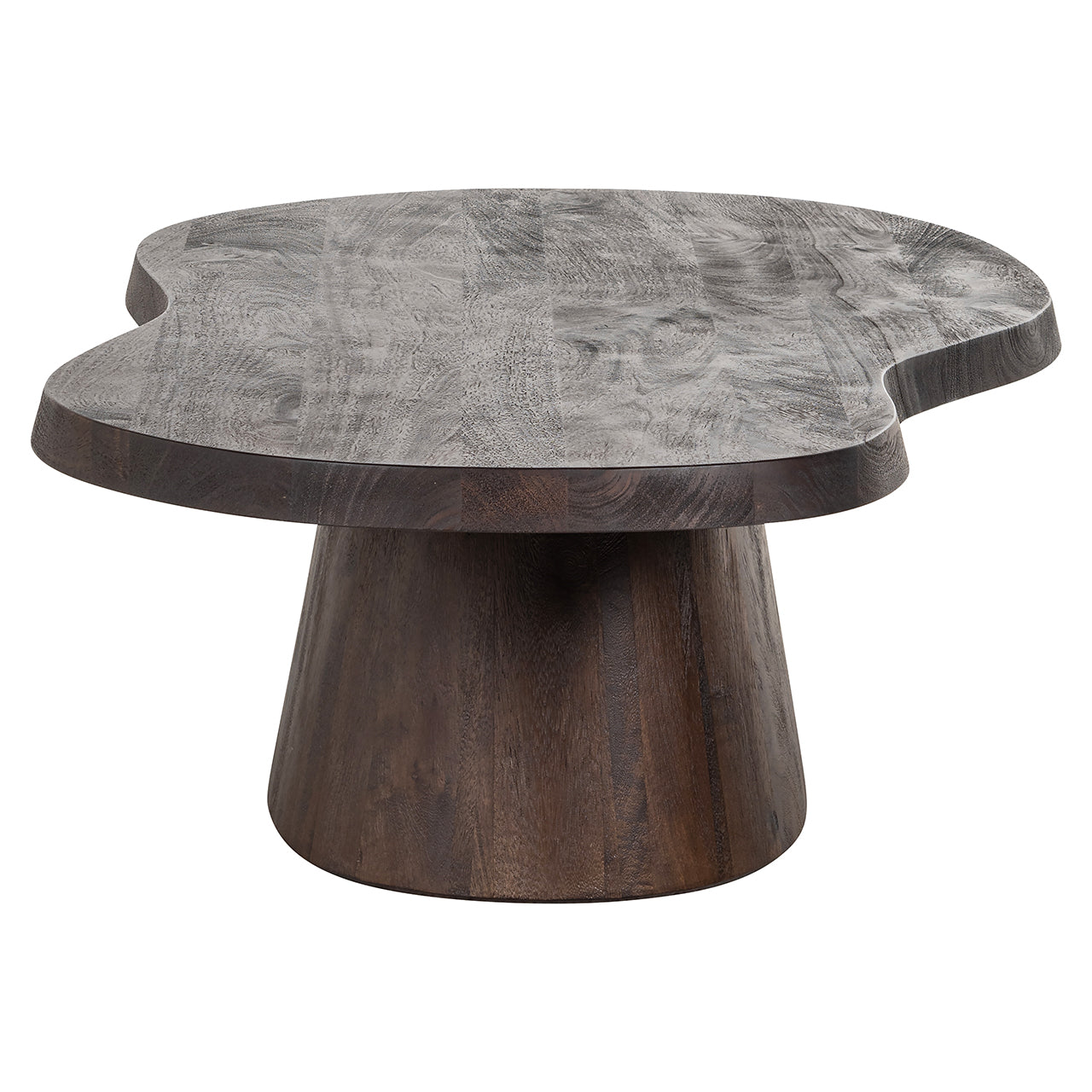 Richmond Interiors Couchtisch Odile (dunkelbraun) Couchtisch asymmetrisch Richmond Interiors