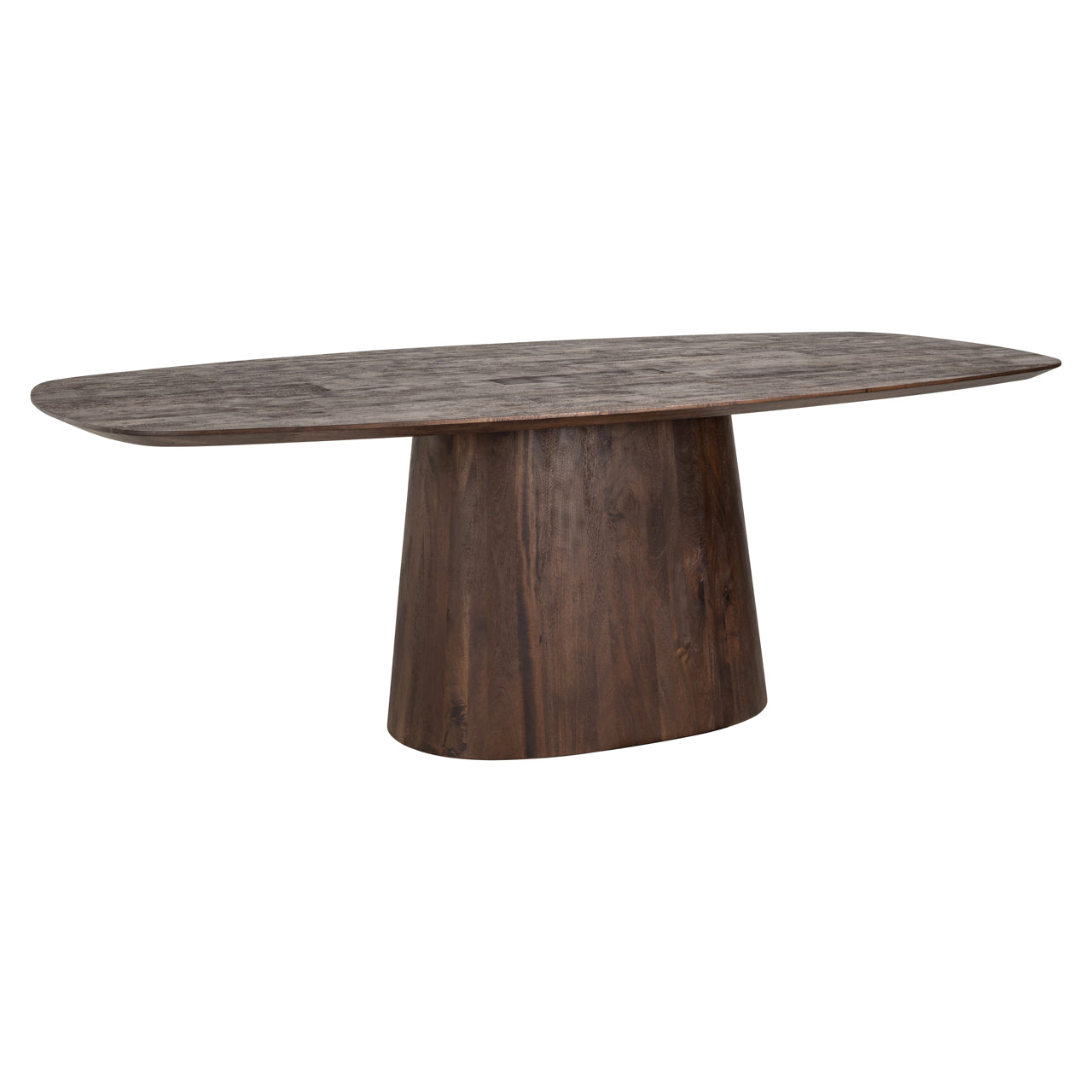 Richmond Interiors Alix Danish Oval Dining Table 230 (Dark Brown)