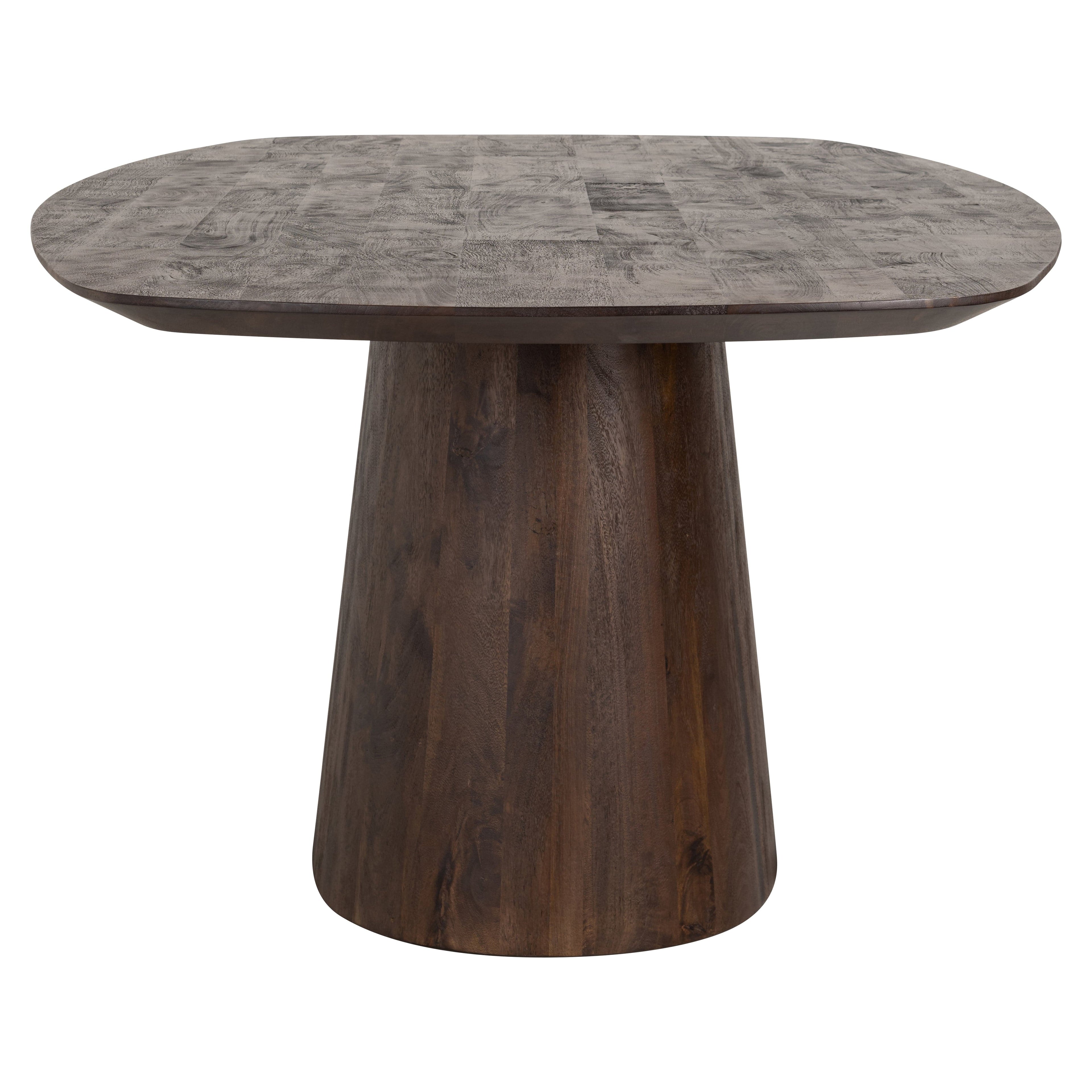 Richmond Interiors Alix Danish Oval Dining Table 230 (Dark Brown)
