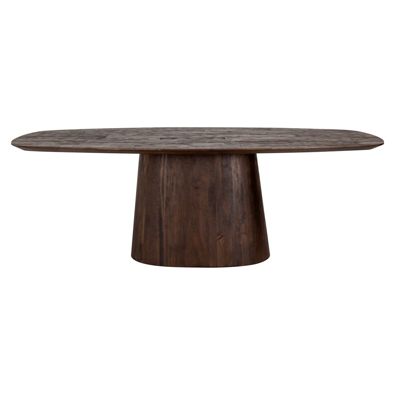 Richmond Interiors Alix Danish Oval Dining Table 230 (Dark Brown)
