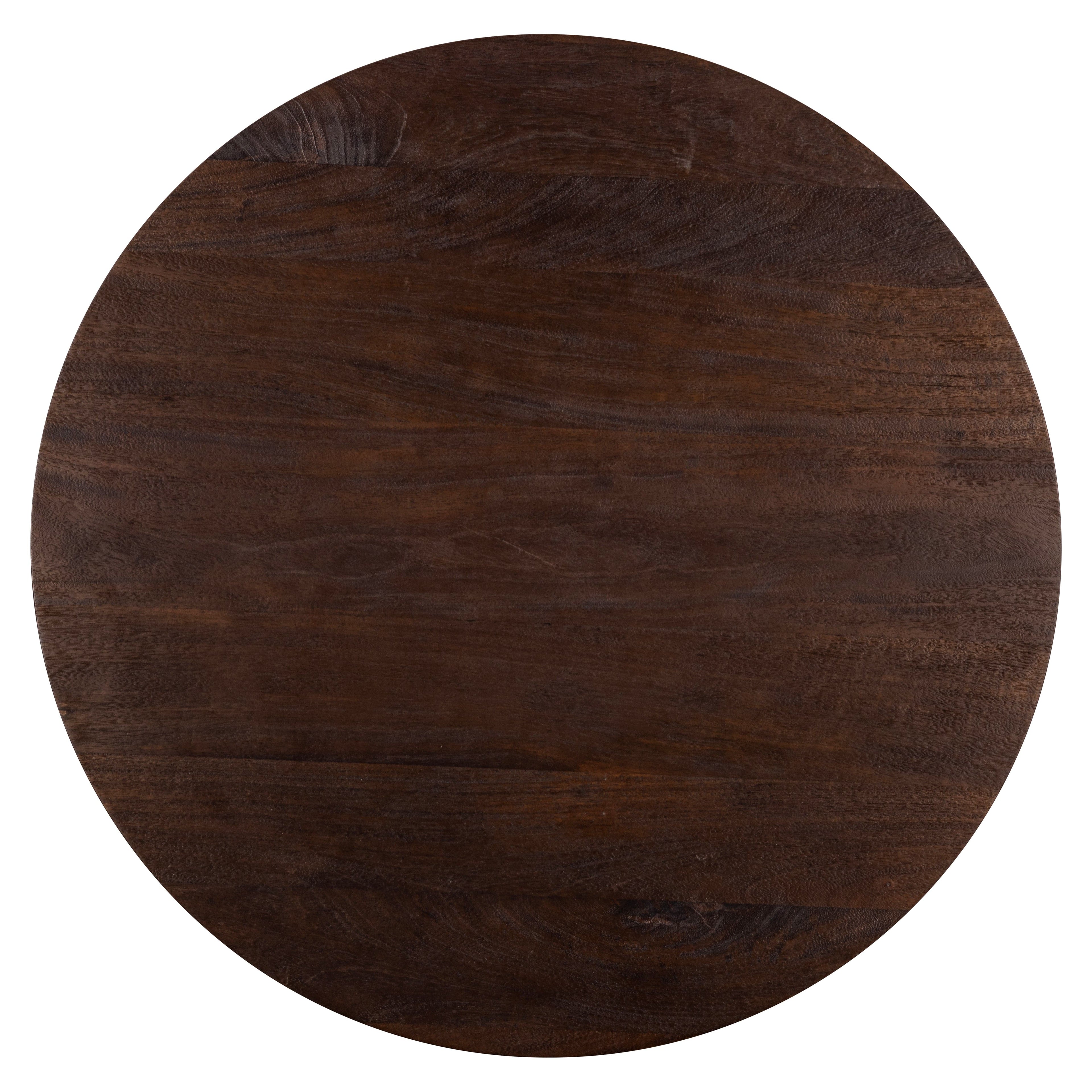 Richmond Interiors Esstisch Willow 80Ø (Dark brown) Esstisch rund Richmond Interiors