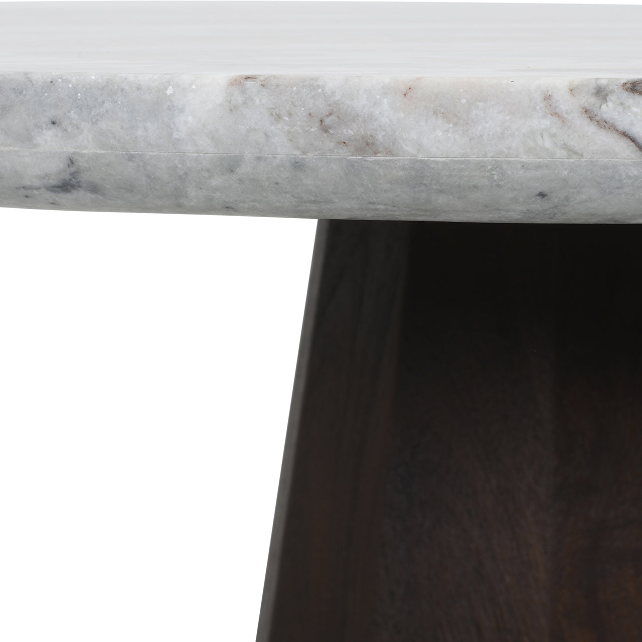 Richmond Interiors Esstisch Oberoy – Ø130 cm (Brown) Esstisch rund Richmond Interiors