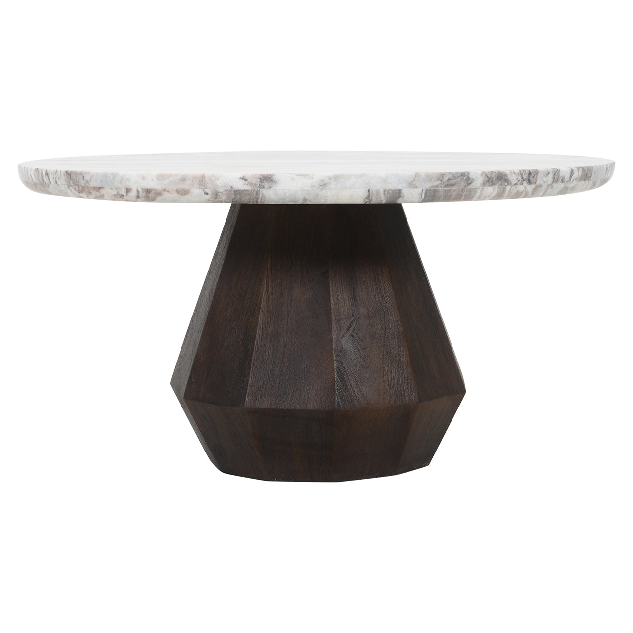 Richmond Interiors Couchtisch Oberoy – Ø80 cm (Brown) Couchtisch rund Richmond Interiors